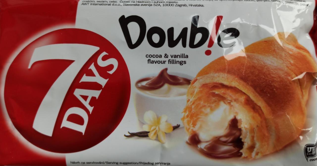 Képek - Double Max croissant kakaós és vanília ízű töltelékkel 7DAYS