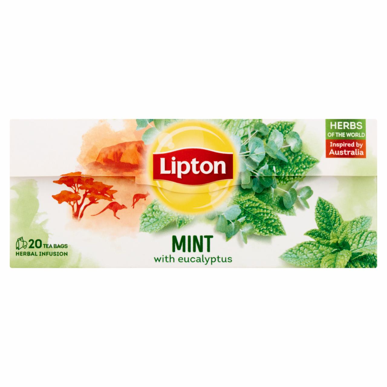 Képek - Lipton borsmenta és eukaliptusz tea 20 filter