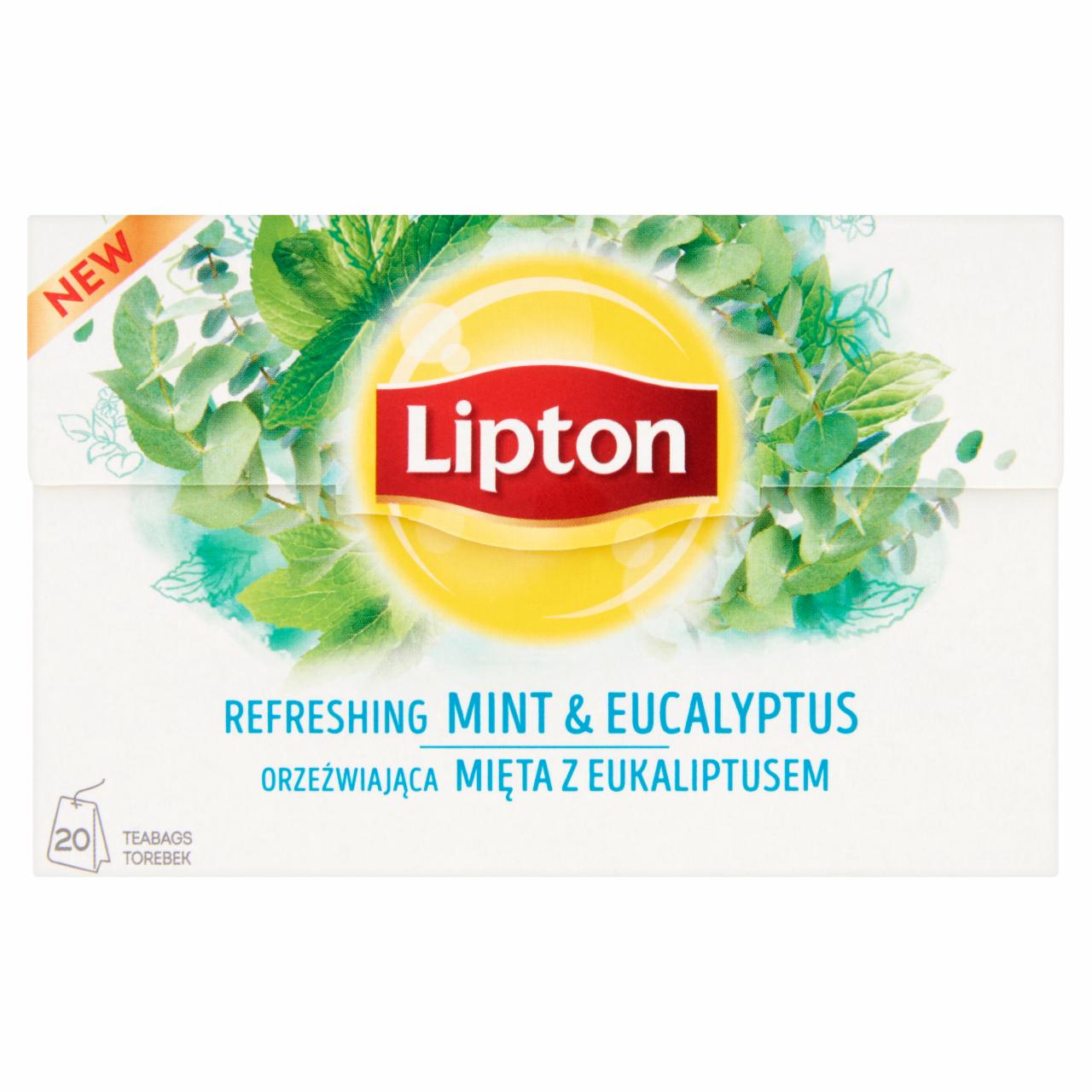 Képek - Lipton borsmenta és eukaliptusz tea 20 filter