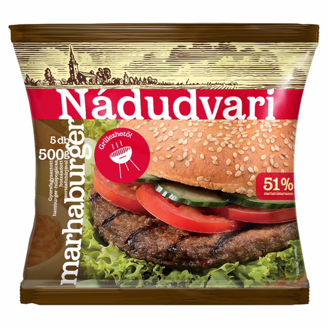 Képek - Nádudvari gyorsfagyasztott marhaburger 5 db 500 g