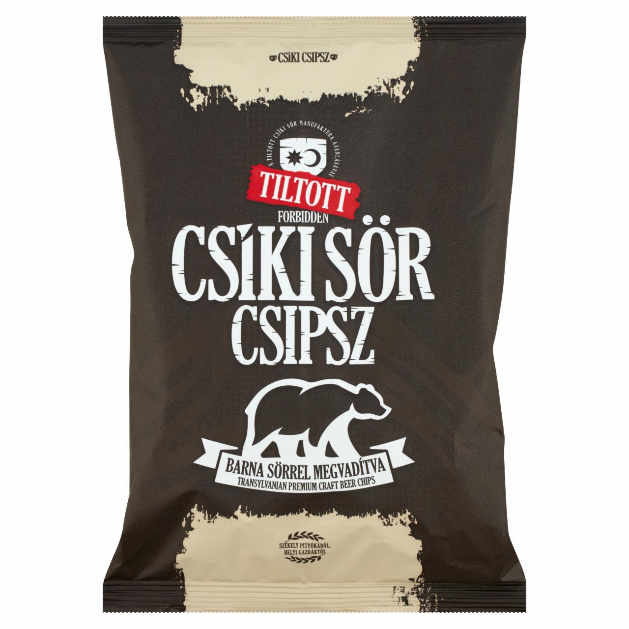 Képek - Csíki Csipsz barna sör ízesítésű burgonyacsipsz 70 g