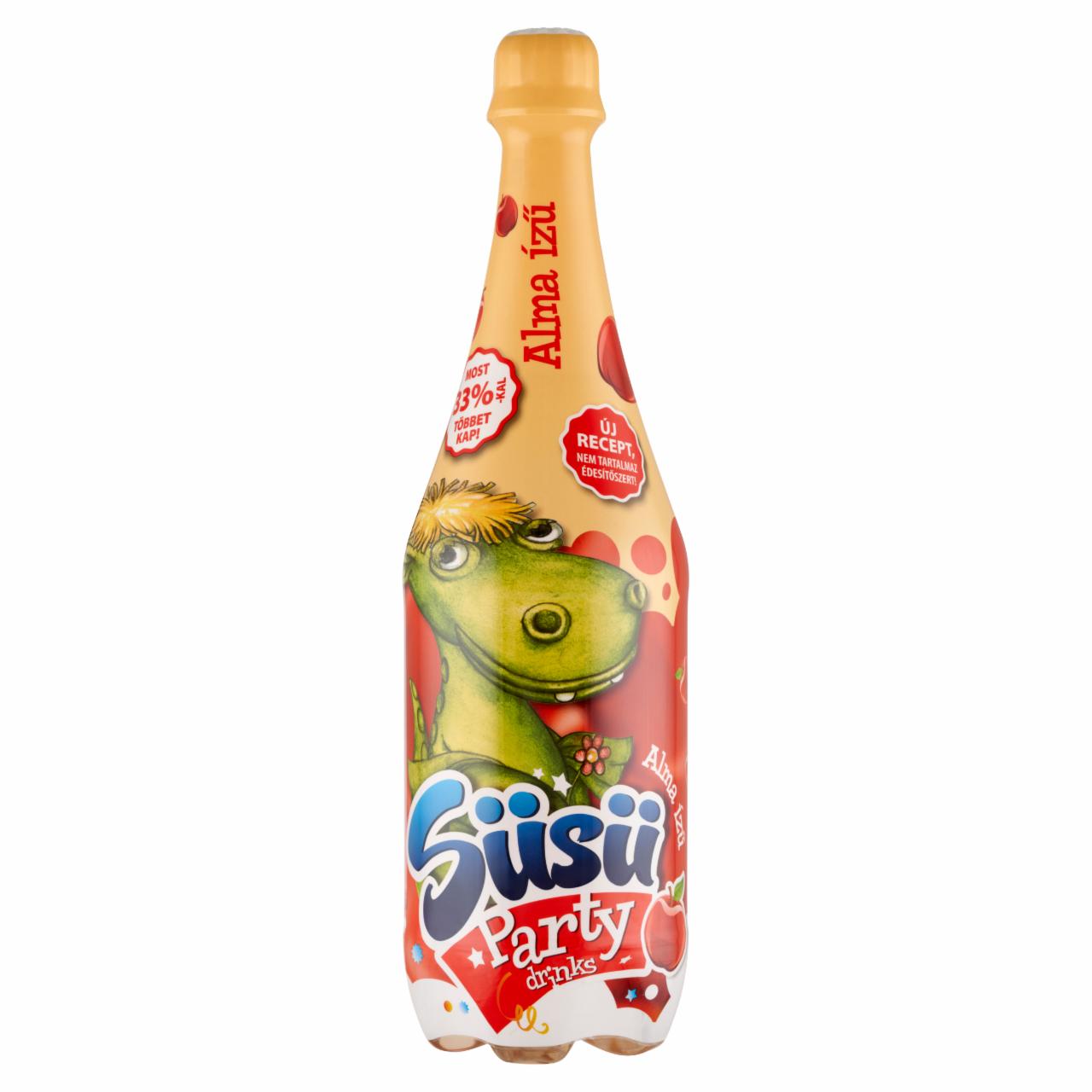 Képek - Süsü Party Drinks alma ízű szénsavas üdítőital 1000 ml