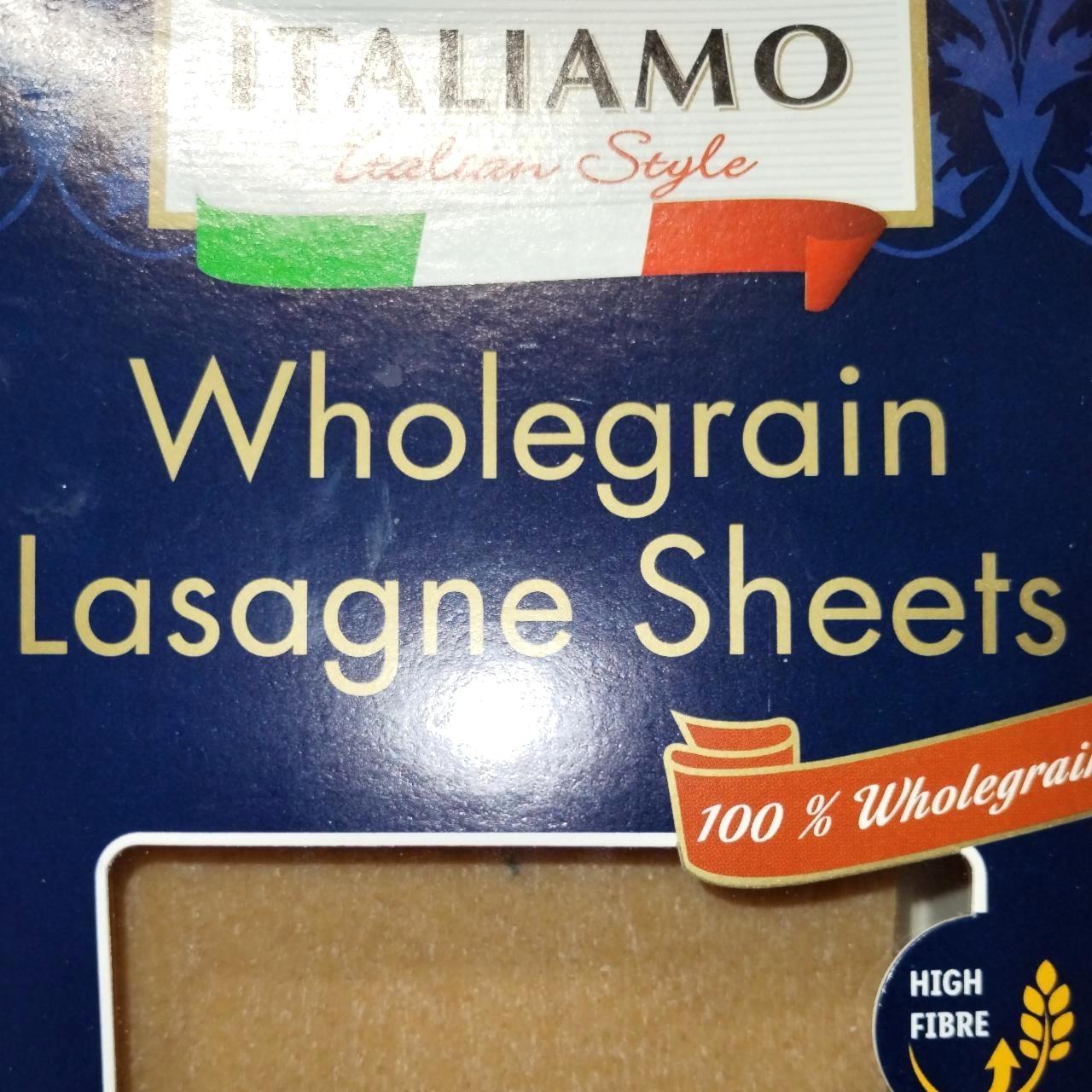Képek - Teljes kiőrlésű lasagne tésztalapok Italiamo