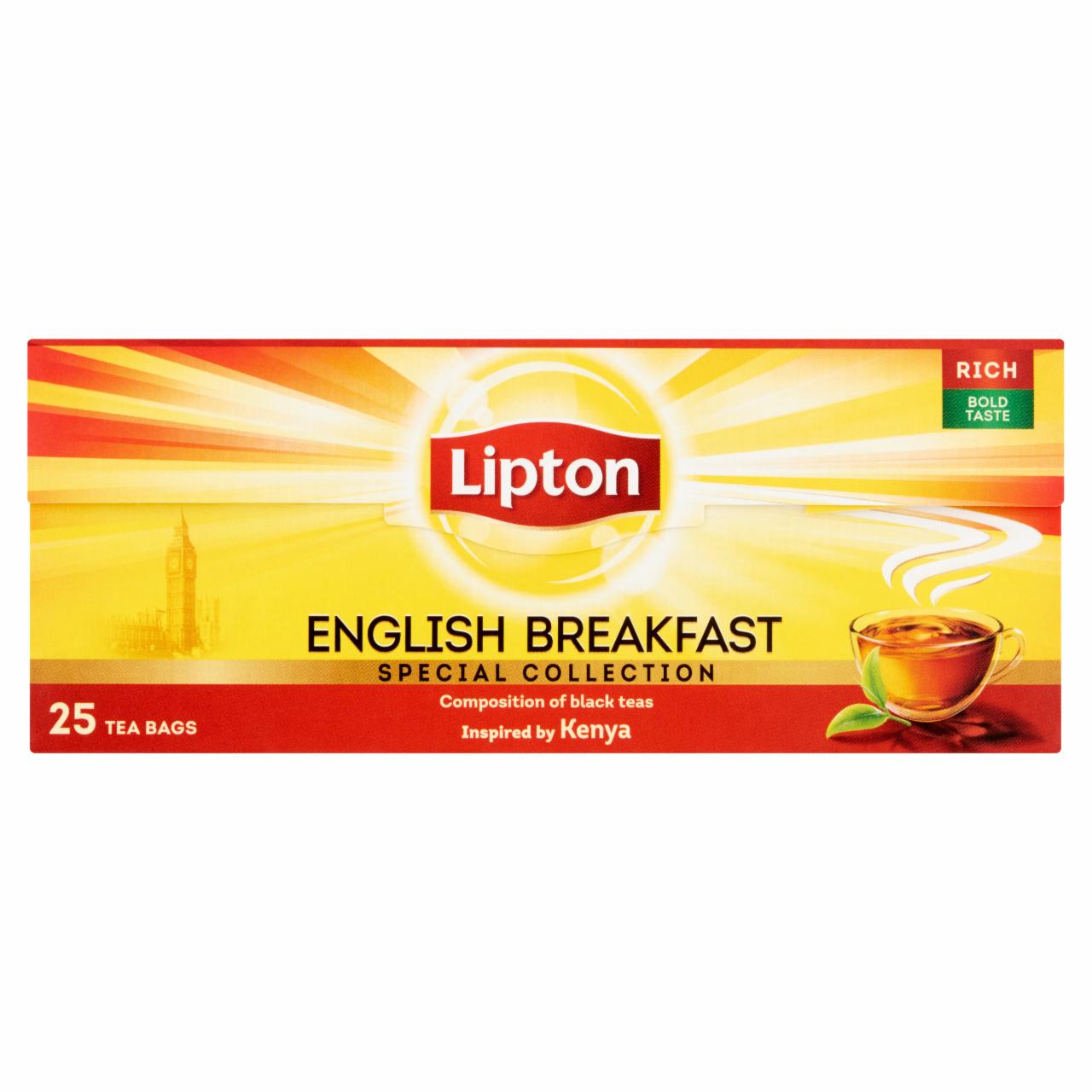 Képek - Lipton Special Collection English Breakfast fekete tea 25 filter