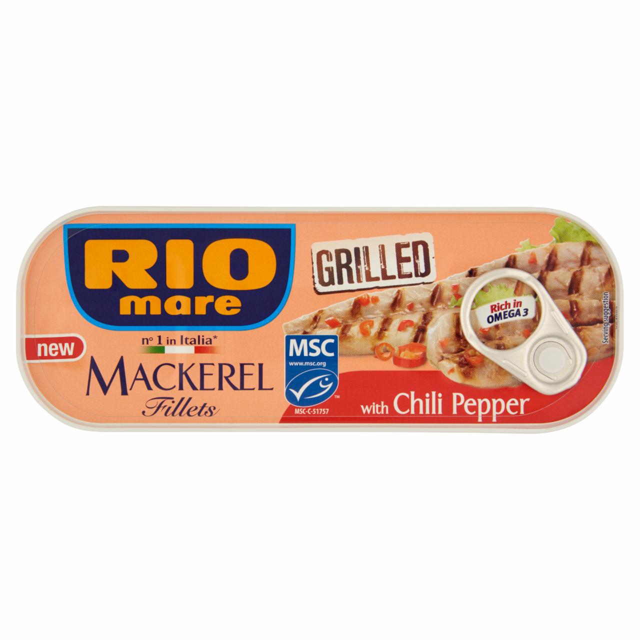 Képek - Rio Mare grillezett makrélafilé olívaolajban chili paprikával 120 g