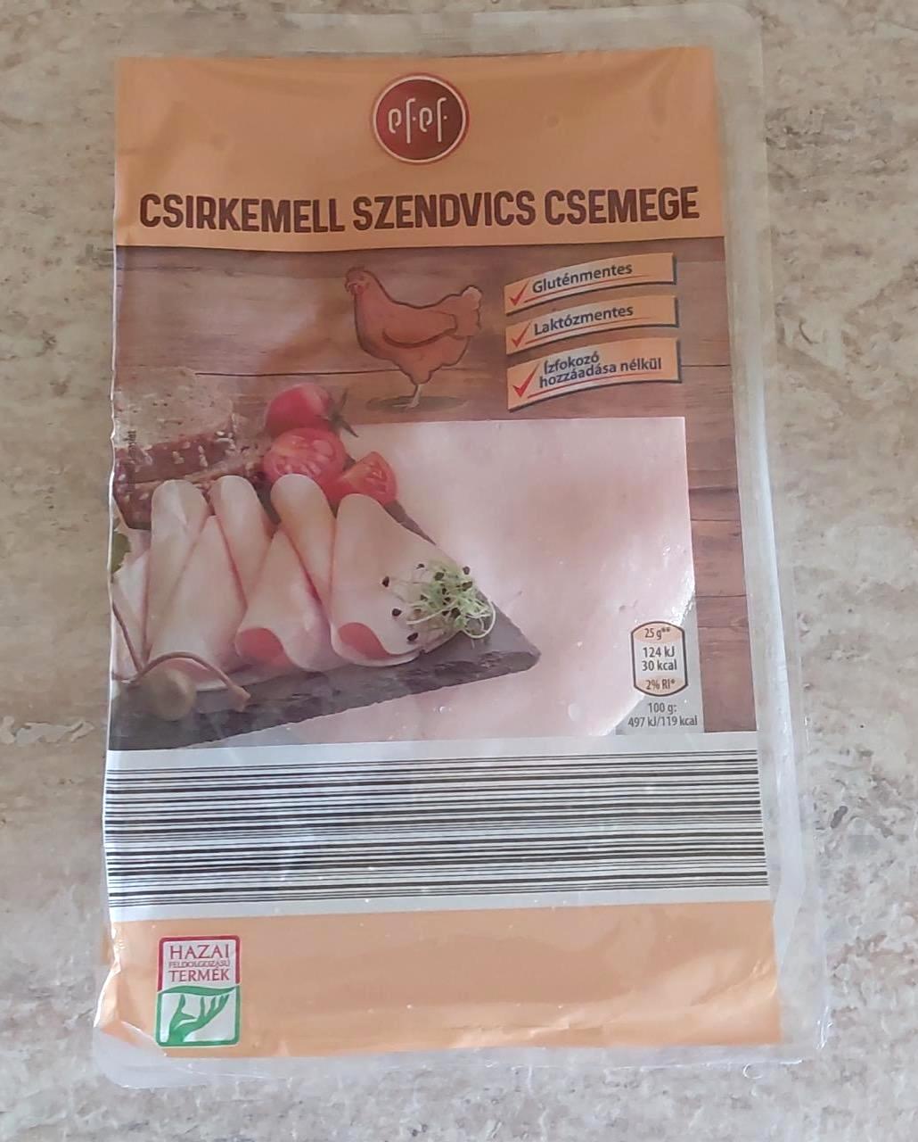 Képek - Csirkemell szendvics csemege efef
