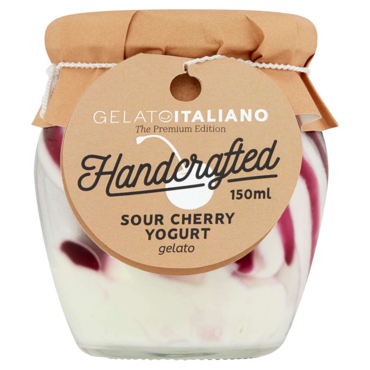 Képek - Gelato Italiano Handcrafted joghurt tejjégkrém meggy öntettel 150 ml