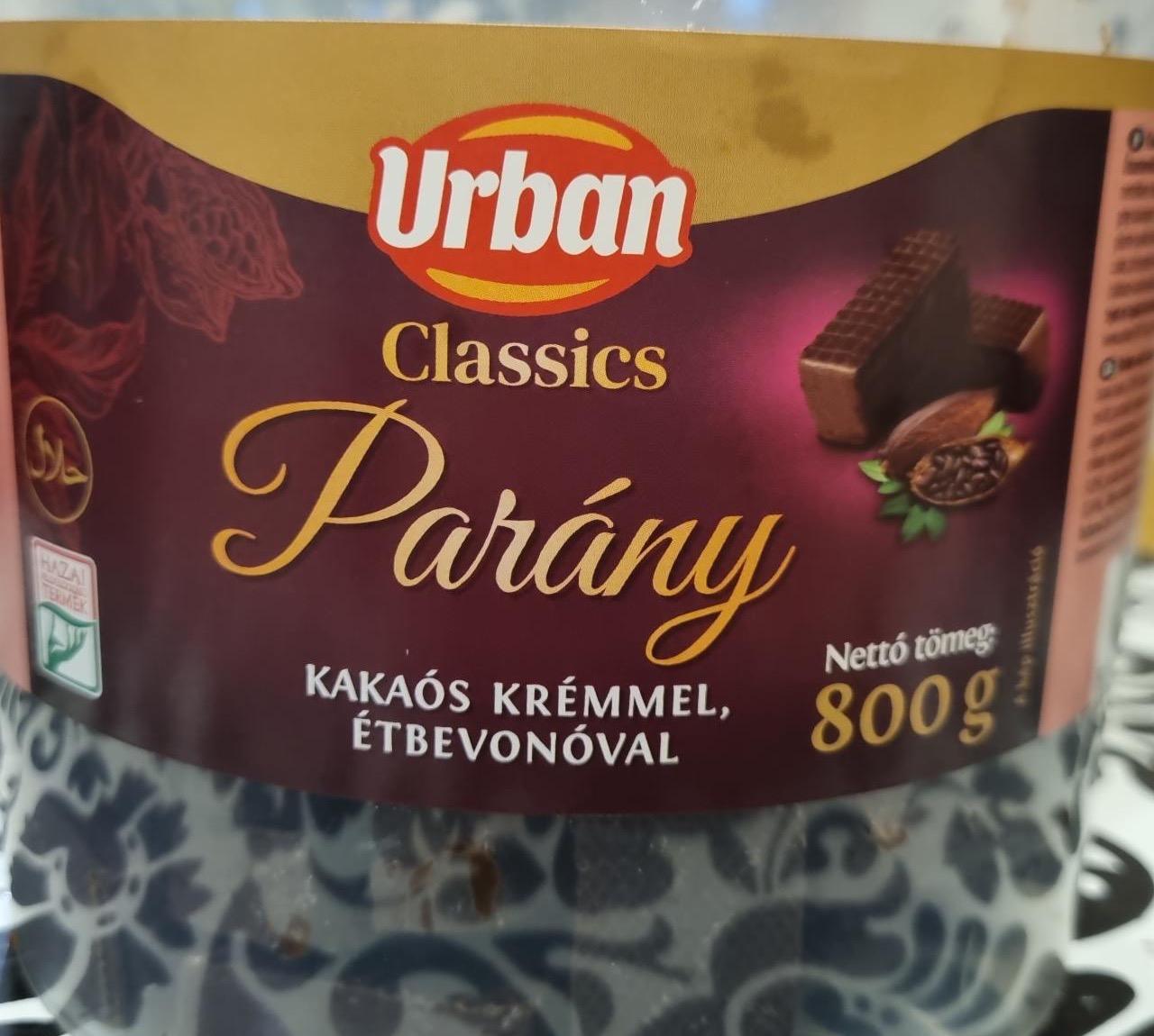 Képek - Parány kakaós krémmel, étbevonóval Urban Classics