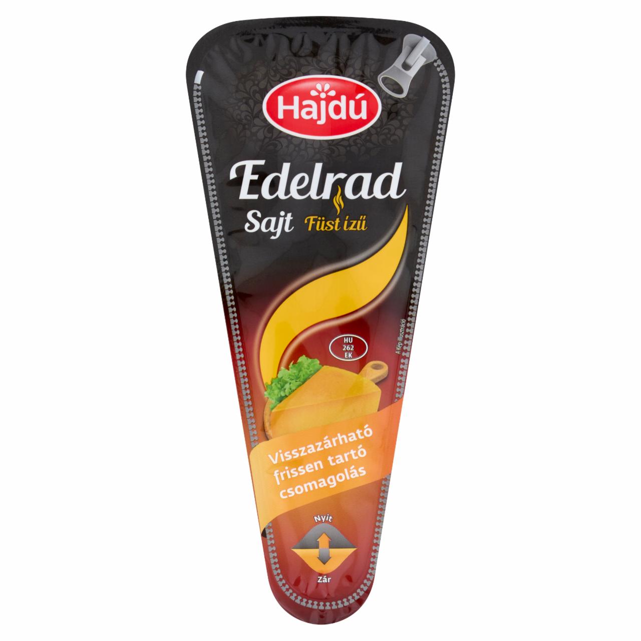 Képek - Hajdú Edelrad füst ízű zsíros, félkemény sajt 300 g