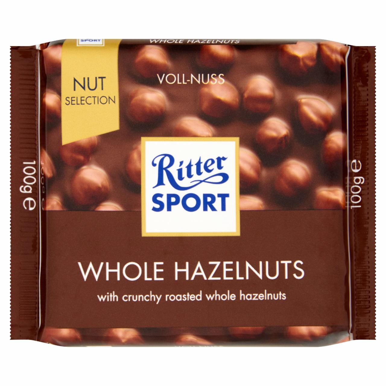 Képek - Ritter Sport tejcsokoládé egész mogyoróval 100 g