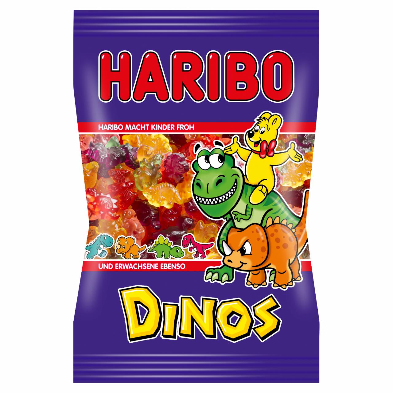 Képek - Haribo Dinos gyümölcsízű gumicukorka 225 g