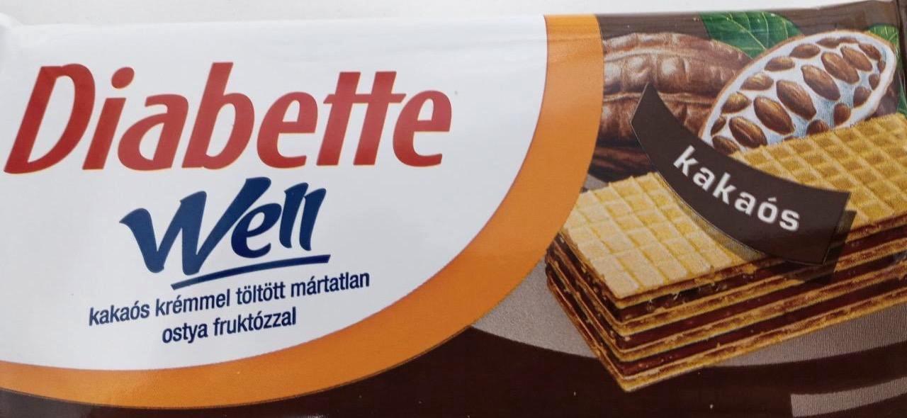 Képek - Diabette well kakaós ostya fruktózzal