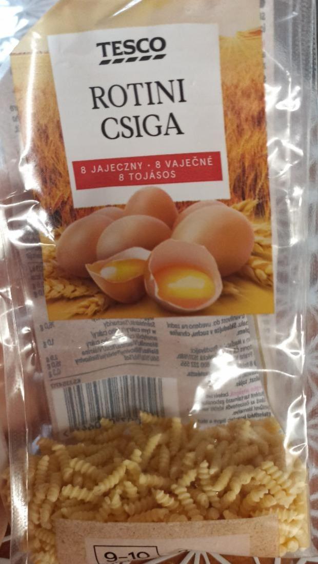 Képek - Tesco csiga 8 tojásos száraztészta 