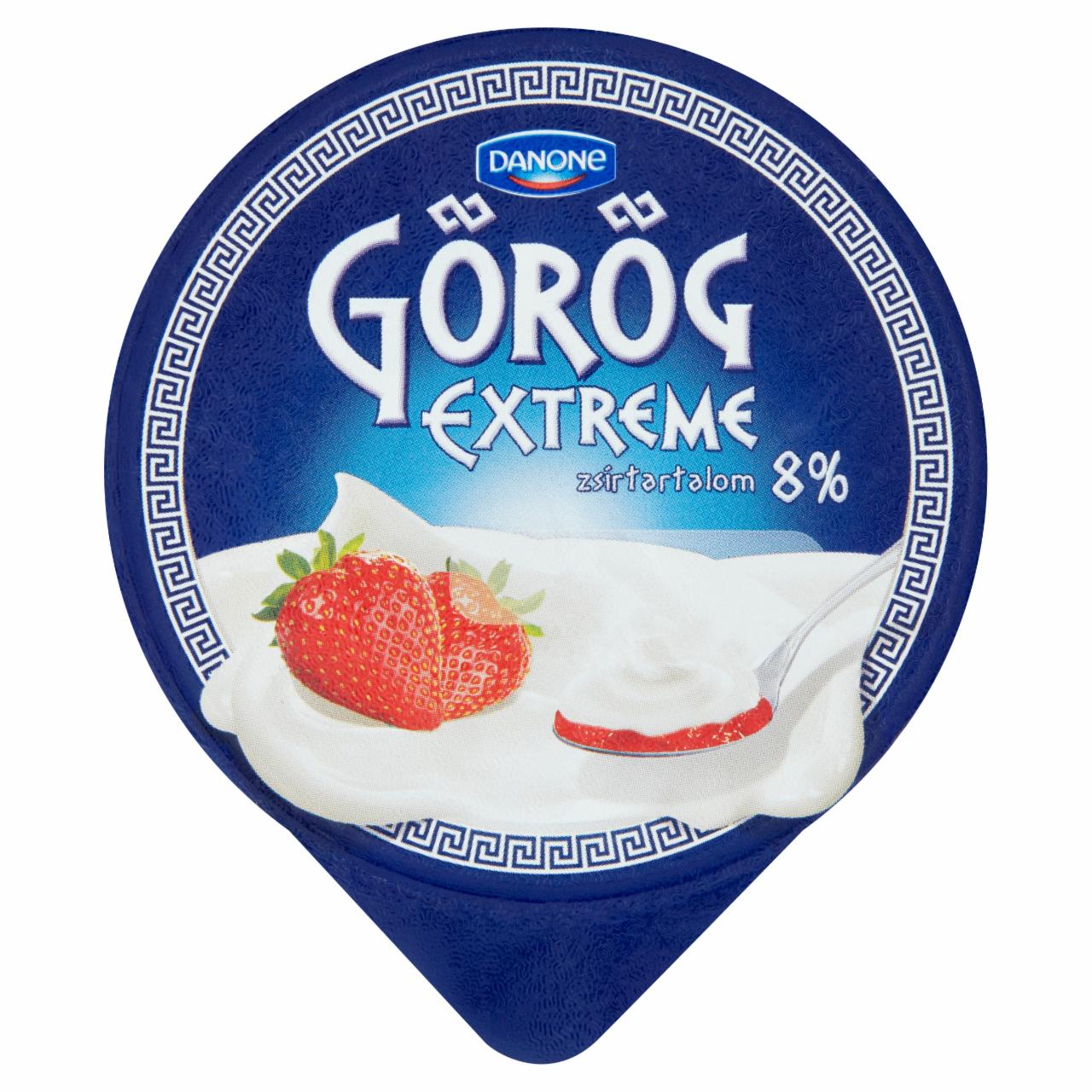 Képek - Danone Görög Extreme krémjoghurt eperöntettel 140 g