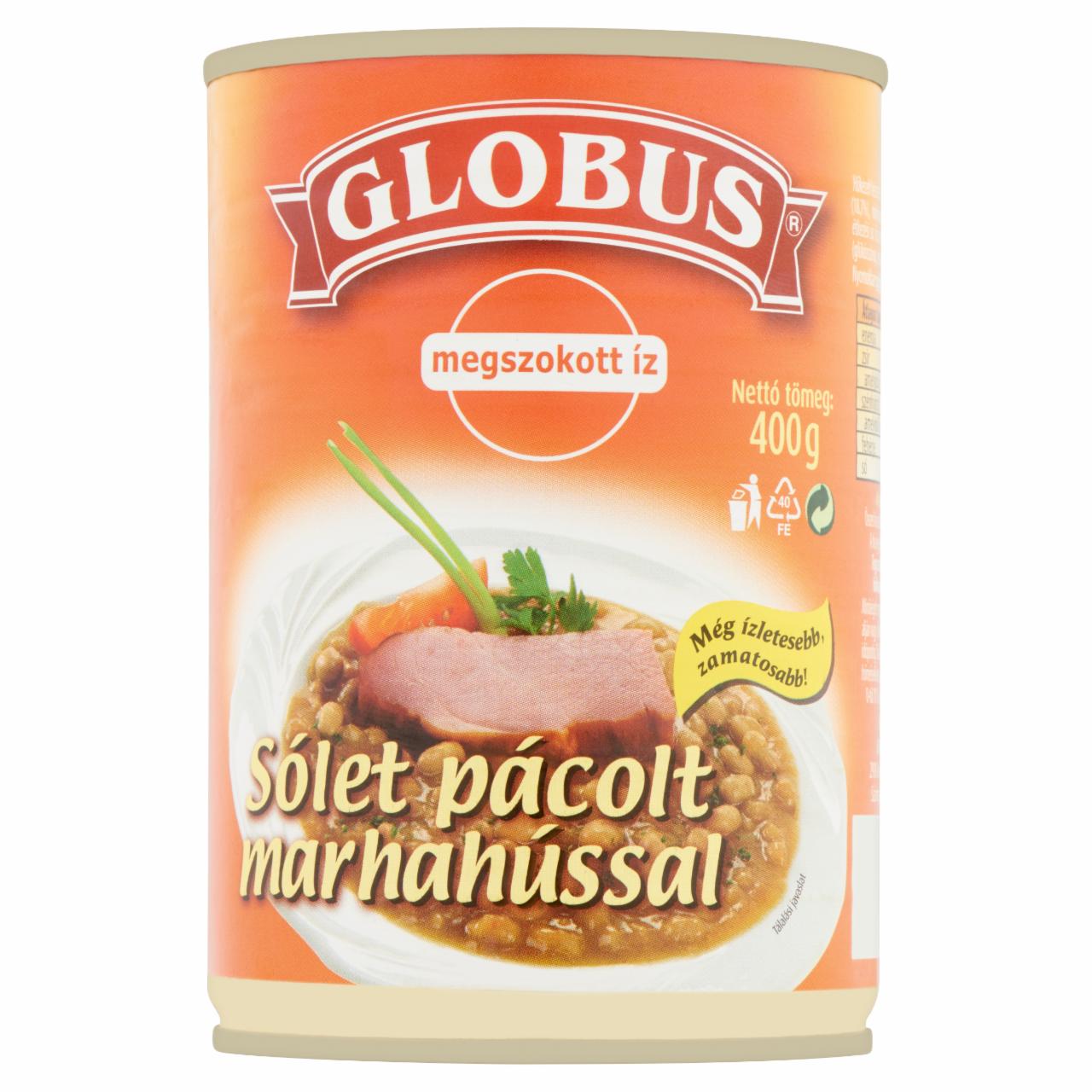 Képek - Globus sólet pácolt marhahússal 400 g