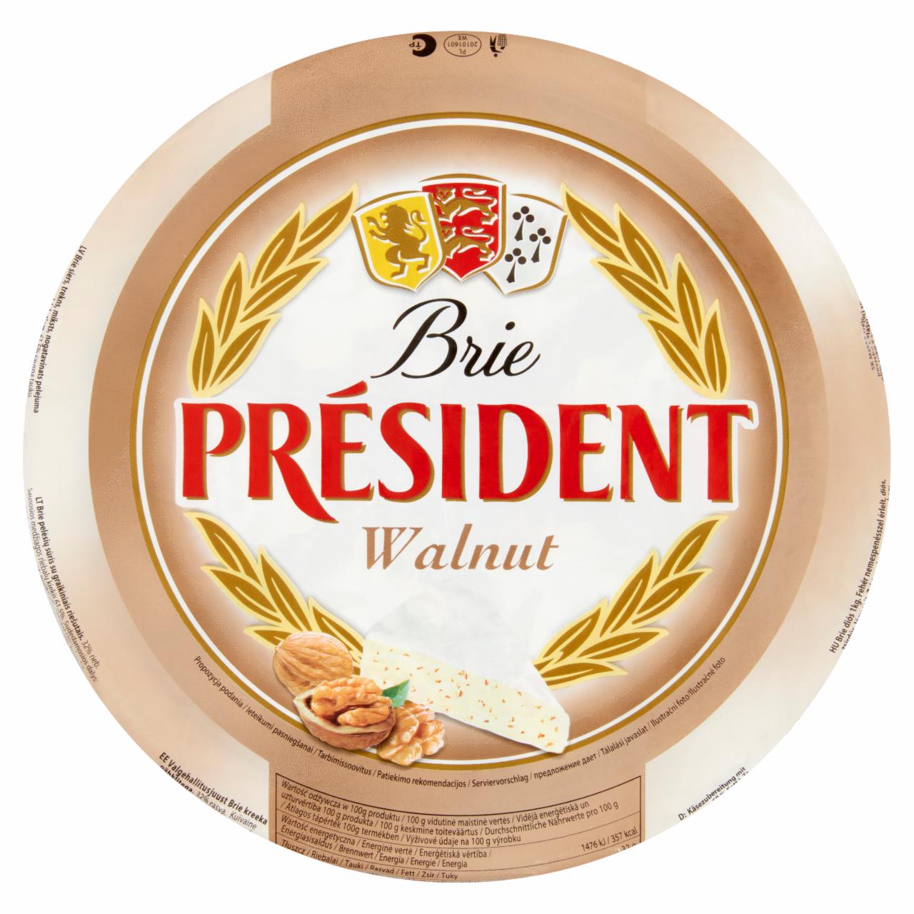Képek - Président Brie diós lágy sajt