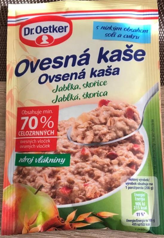 Képek - Ovesná kaše jablka, skořice Dr.Oetker