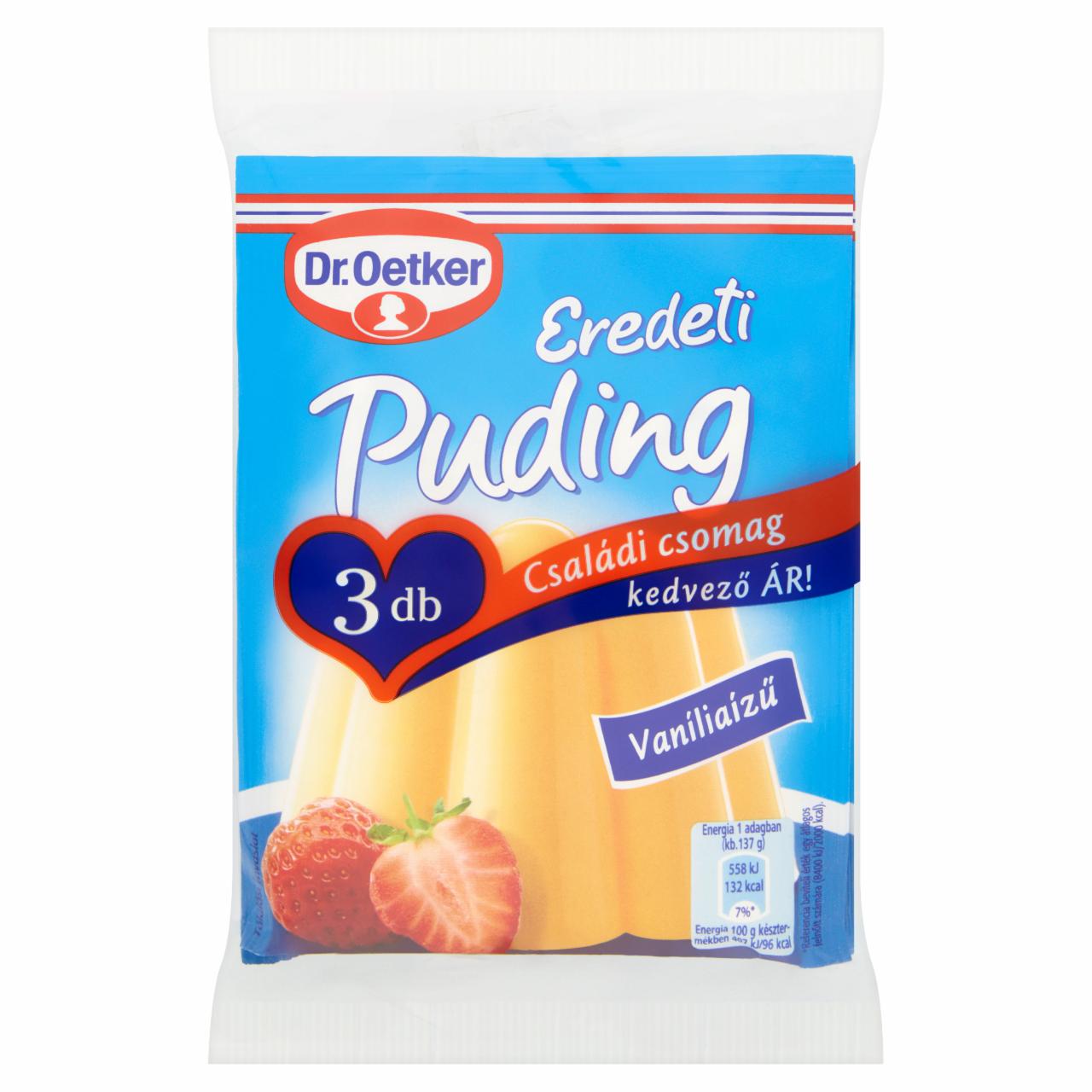 Képek - Dr. Oetker Eredeti Puding vaníliaízű pudingpor 3 x 40 g