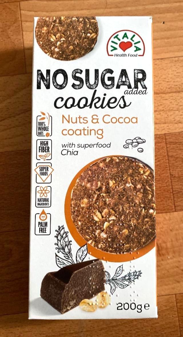 Képek - No sugar cookies Nuts & Cocoa coating Vitalia
