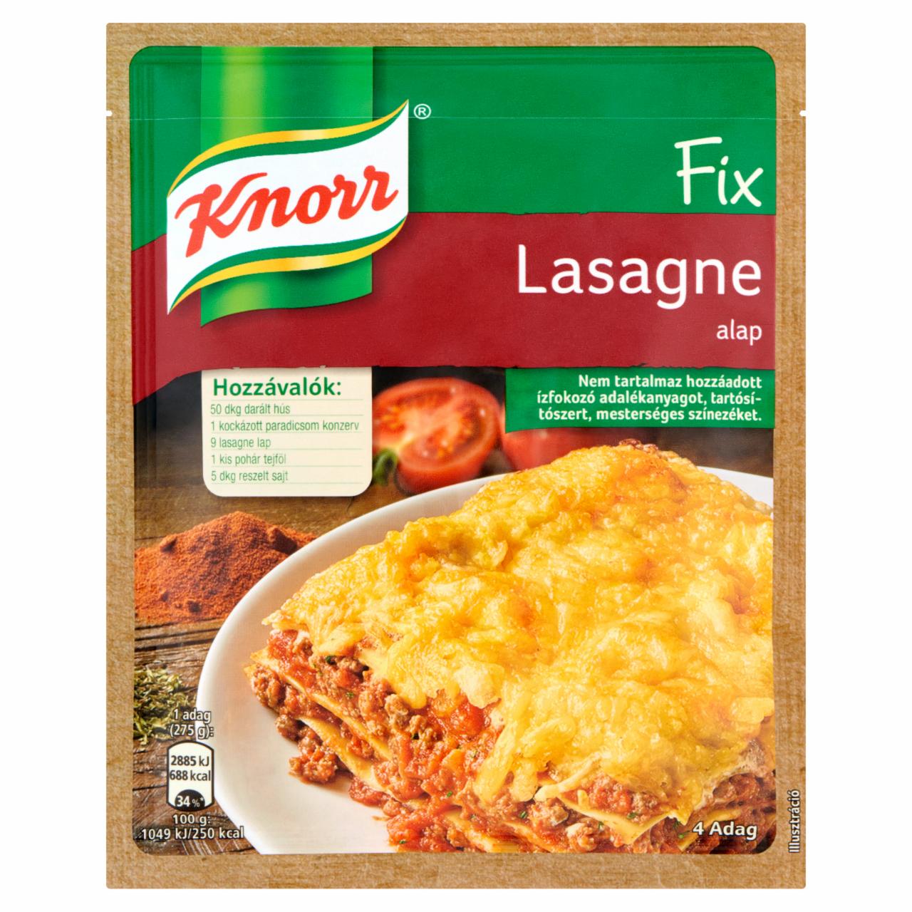 Képek - Knorr Fix lasagne alap 56 g