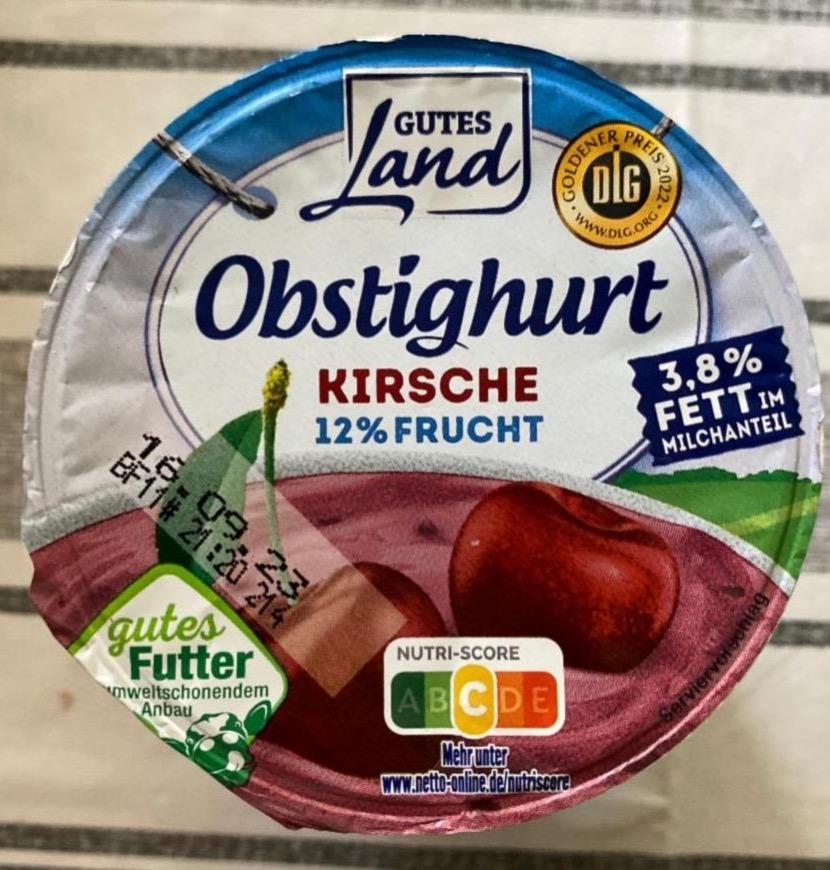 Képek - Obstighurt Kirsche Gutes Land