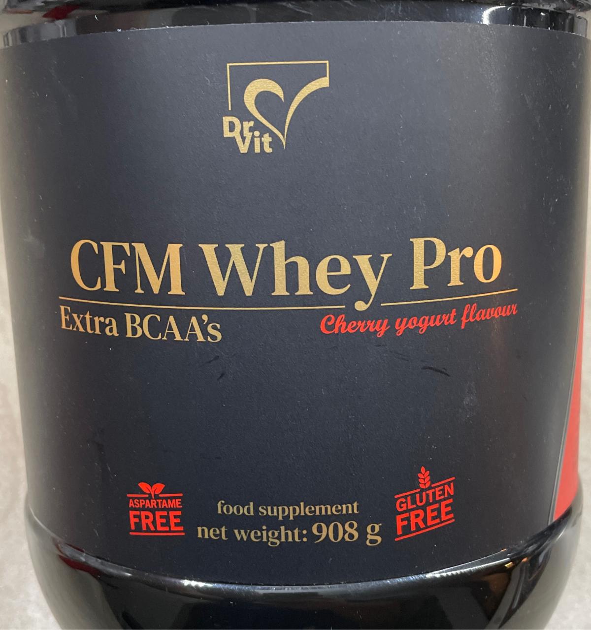 Képek - CFM Whey Pro Cherry yogurt flavour Dr.Vit