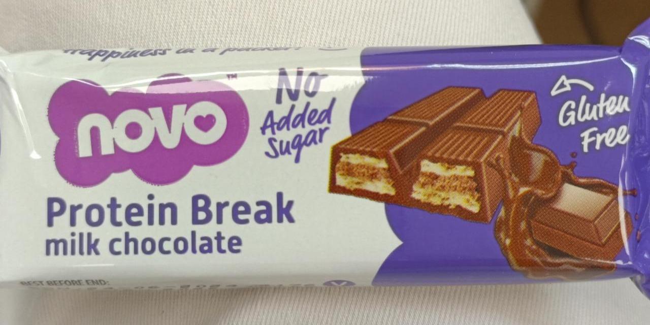 Képek - Protein break milk chocolate gluten free Novo