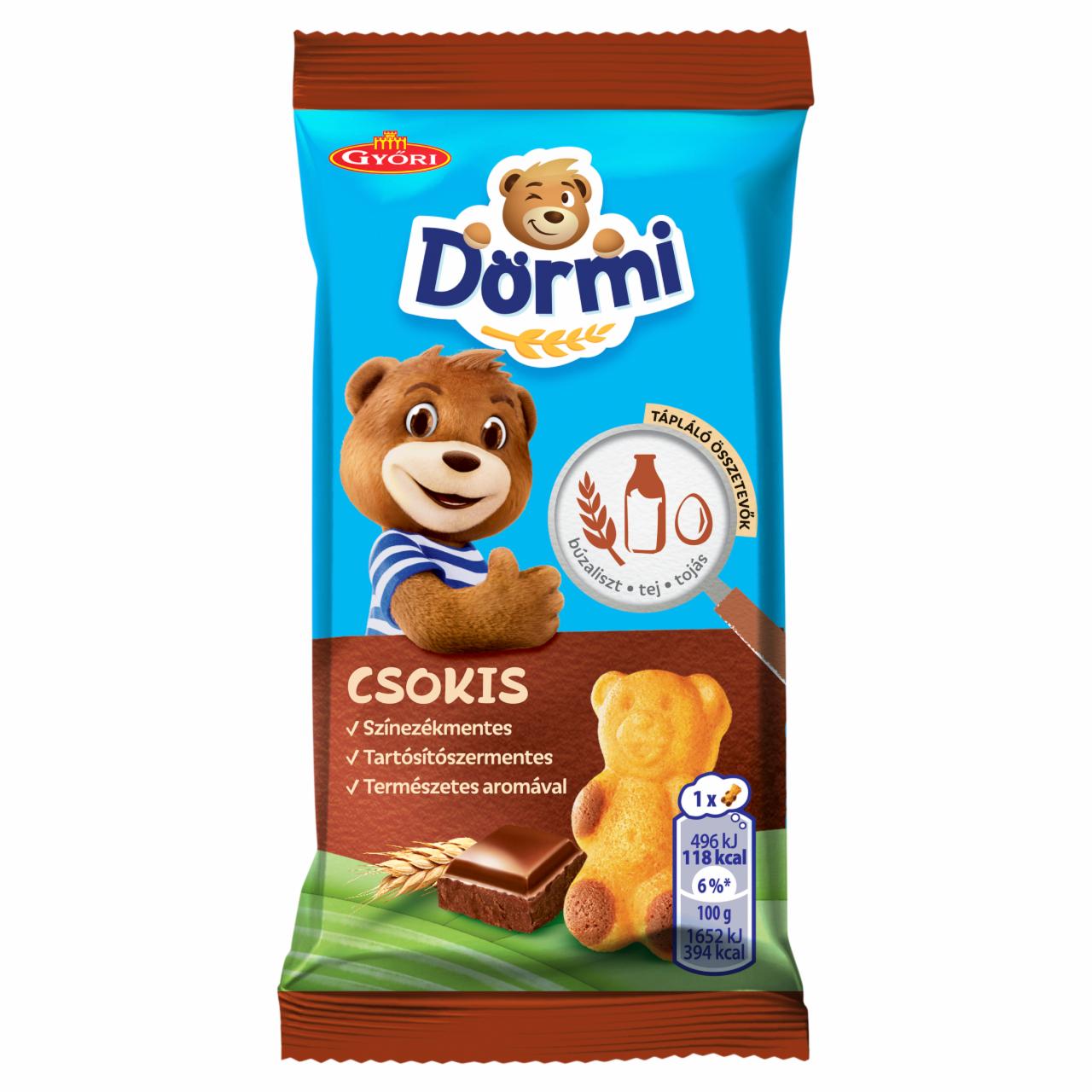 Képek - Dörmi csokoládés krémmel töltött puha piskóta 30 g
