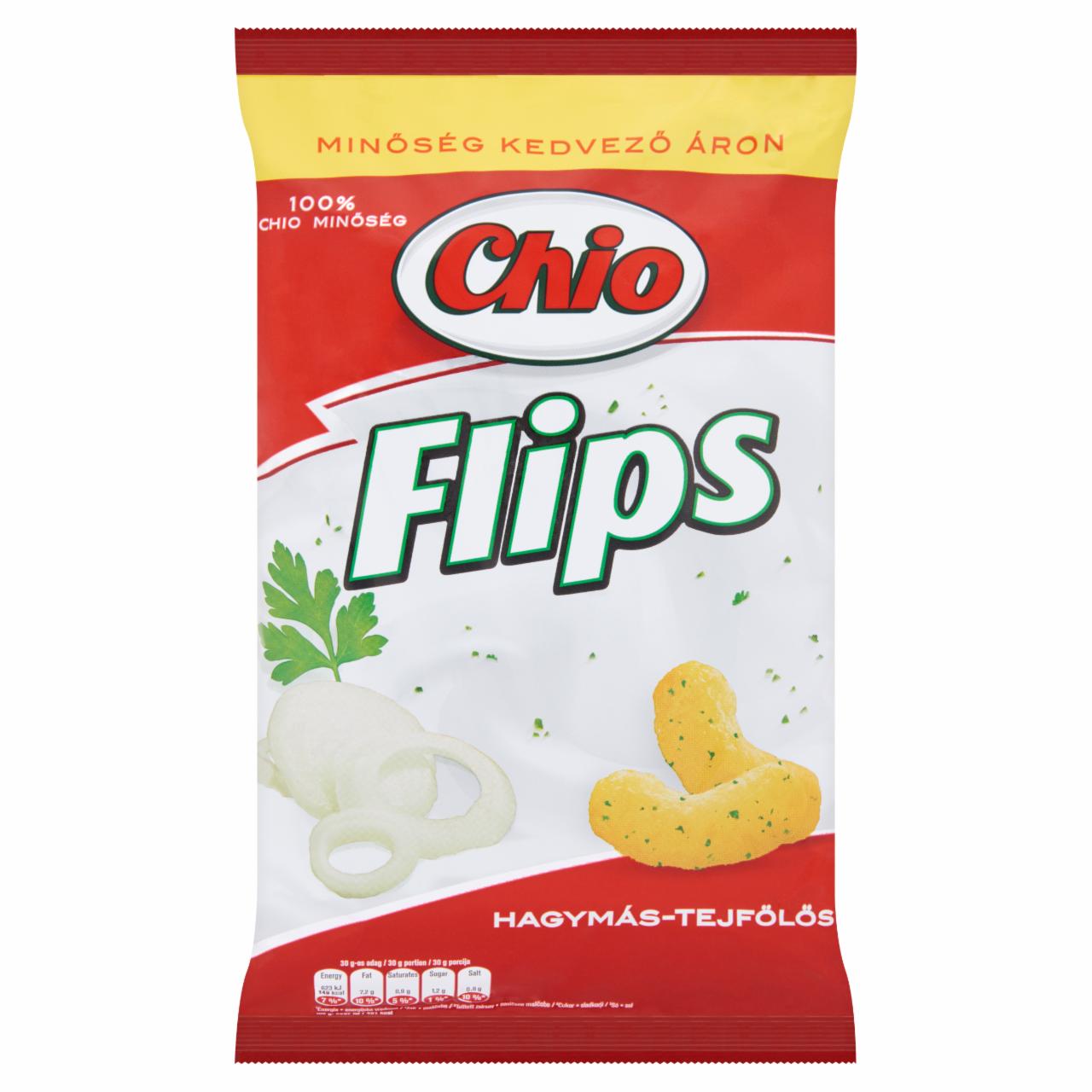 Képek - Chio Flips hagymás-tejfölös ízű kukoricasnack 55 g
