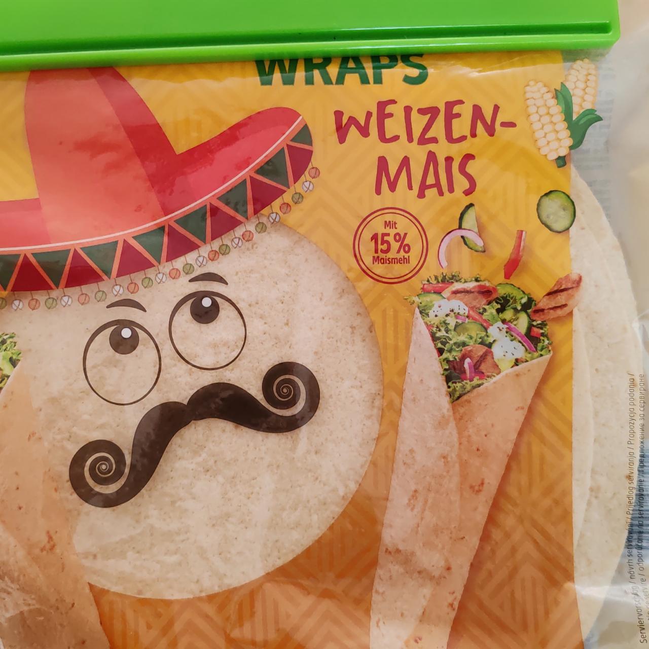 Képek - Tortilla wraps weizen-mais K-classic