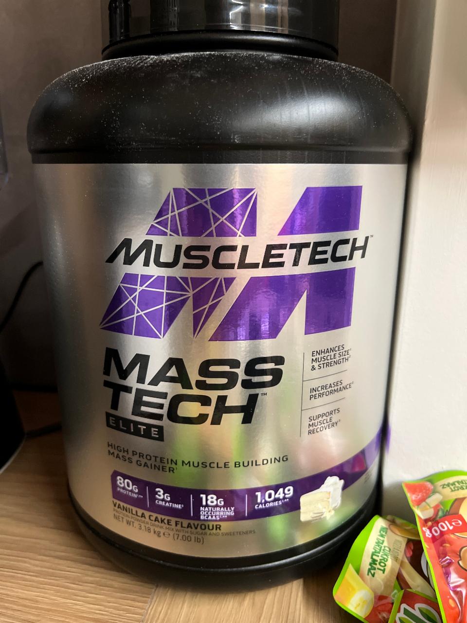 Képek - Mass Tech Vanilla cake flavour MuscleTech