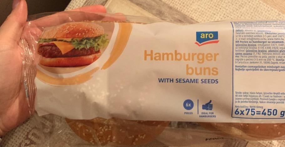 Képek - Hamburger buns with sesame seeds Aro