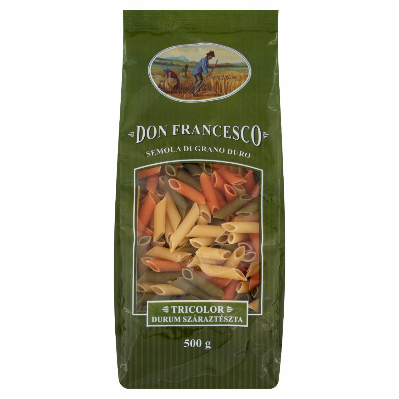 Képek - Don Francesco Tricolor Penne durum száraztészta 500 g