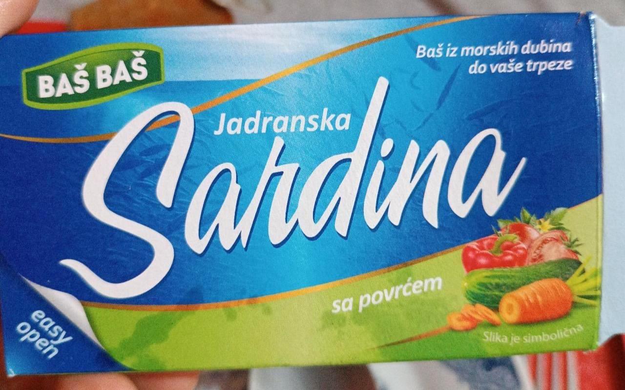Képek - Jadranska sardina sa povrćem Baš Baš
