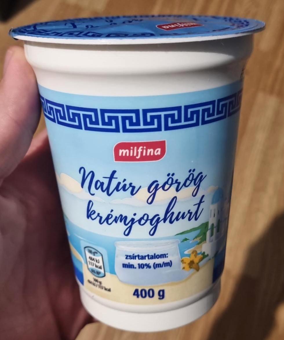 Képek - Natúr görög krémjoghurt Milfina