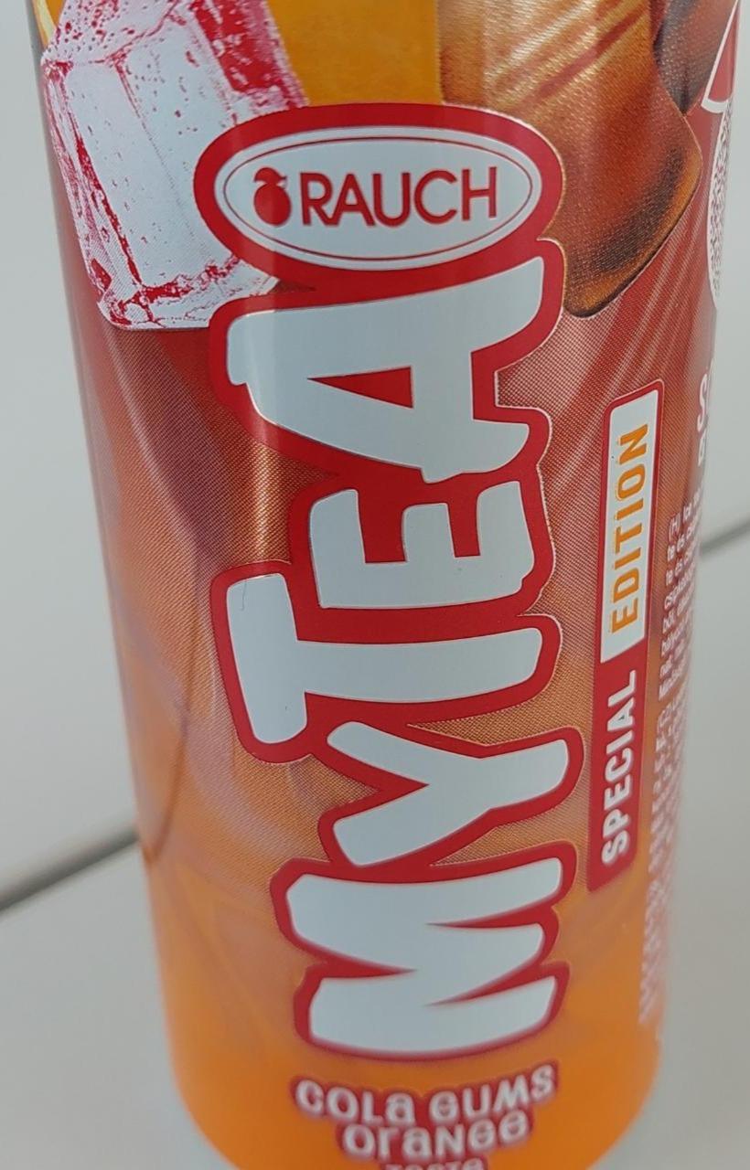 Képek - Rauch My Tea Ice Tea narancs-cola ízű üdítőital fekete és csipkebogyó teából 330 ml 