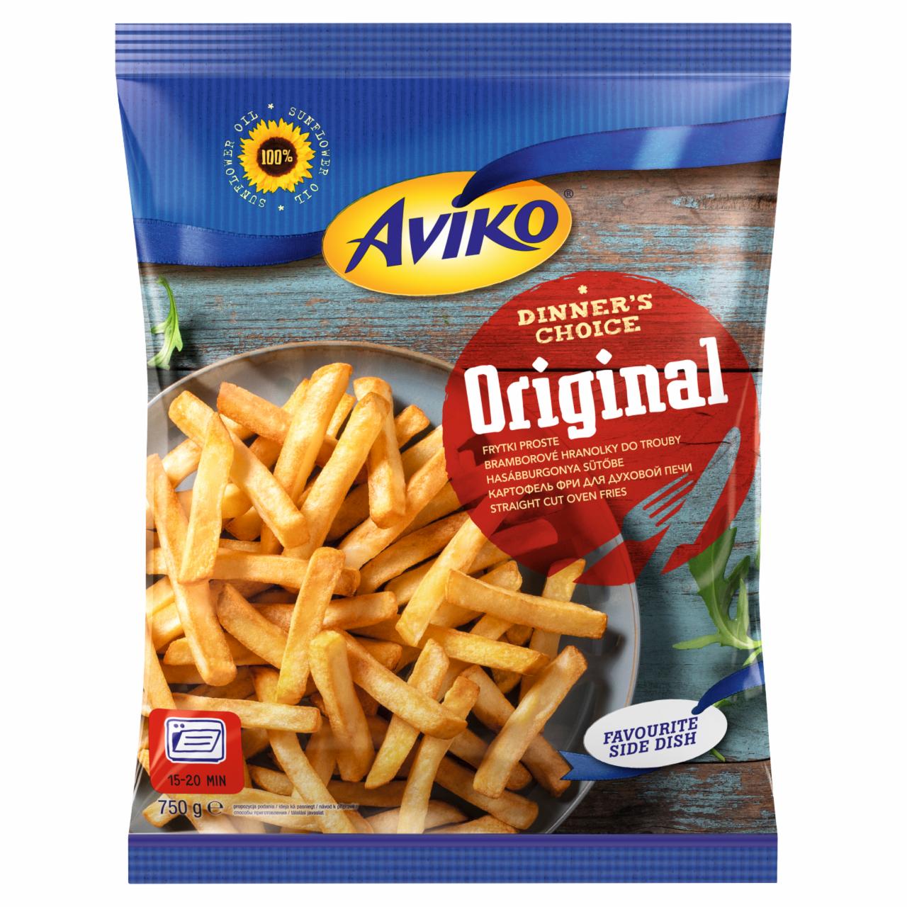 Képek - Aviko Original elősütött és gyorsfagyasztott hasábburgonya sütőbe 750 g