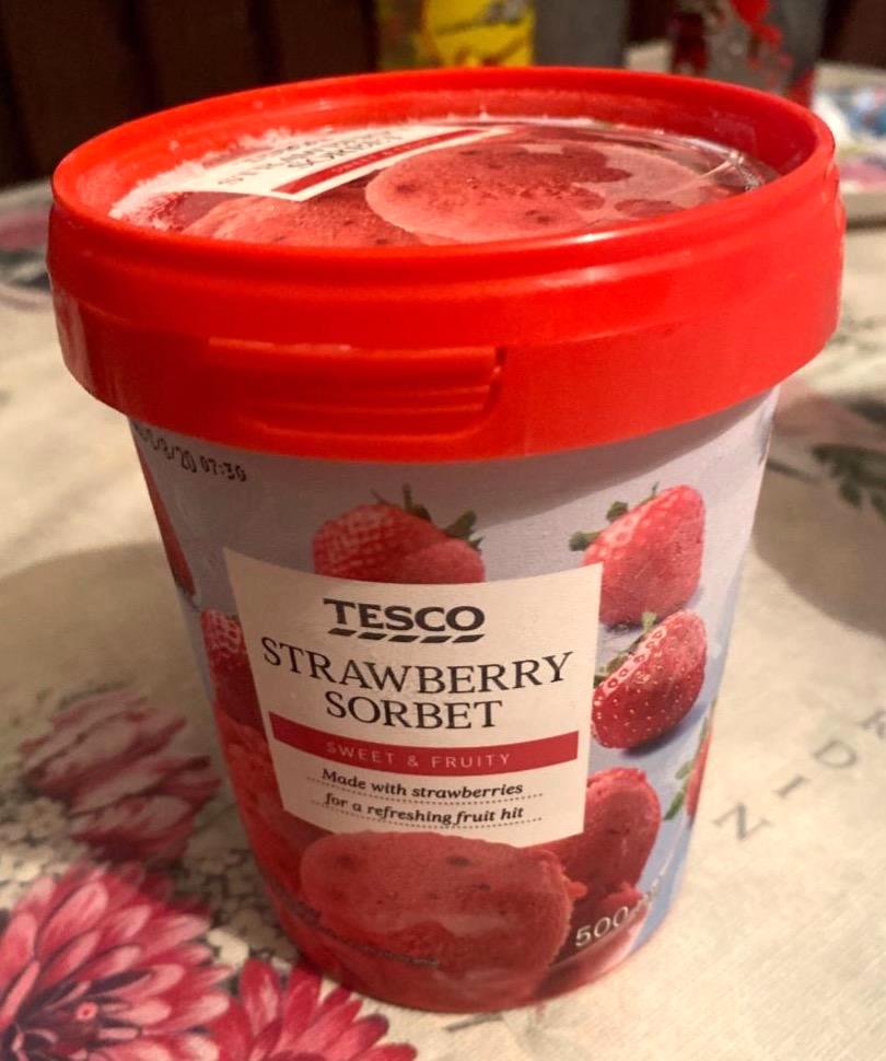 Képek - Strawberry sorbet Tesco