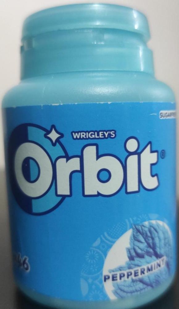 Képek - Orbit Peppermint mentaízű cukormentes rágógumi édesítőszerrel 64 g
