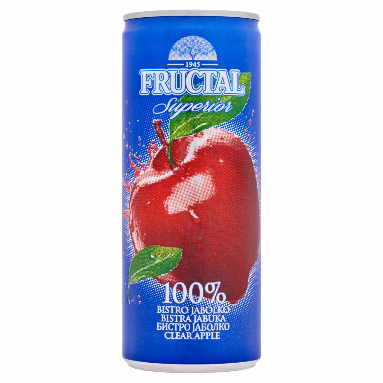 Képek - Fructal Superior 100% almalé 250 ml