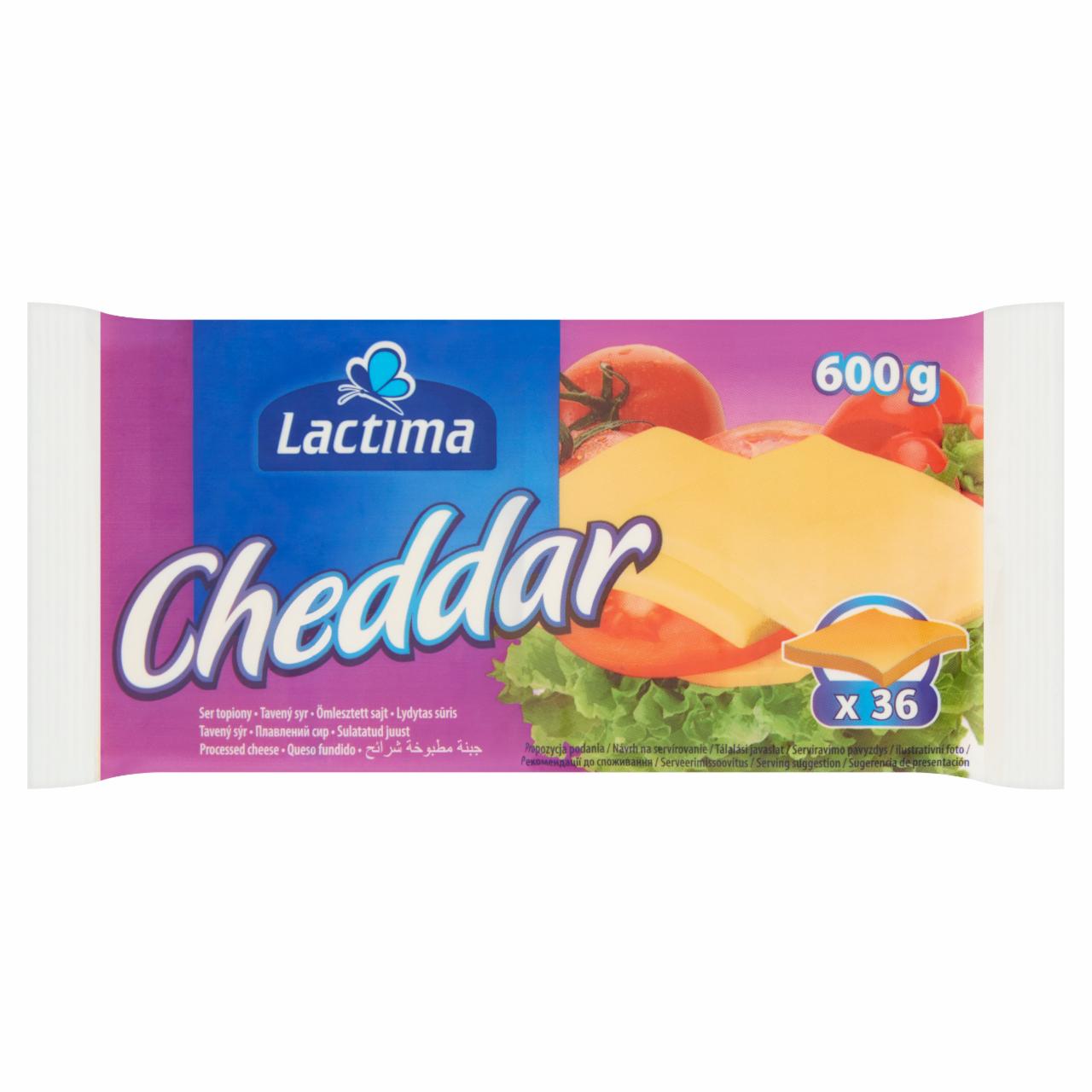 Képek - Lactima ömlesztett cheddar lapkasajt 36 db 600 g