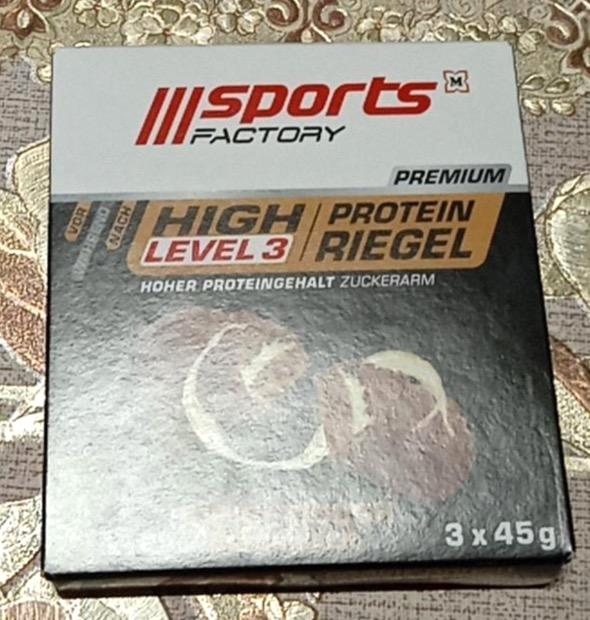 Képek - High protein riegel Level 3 cookie dough Sports Factory