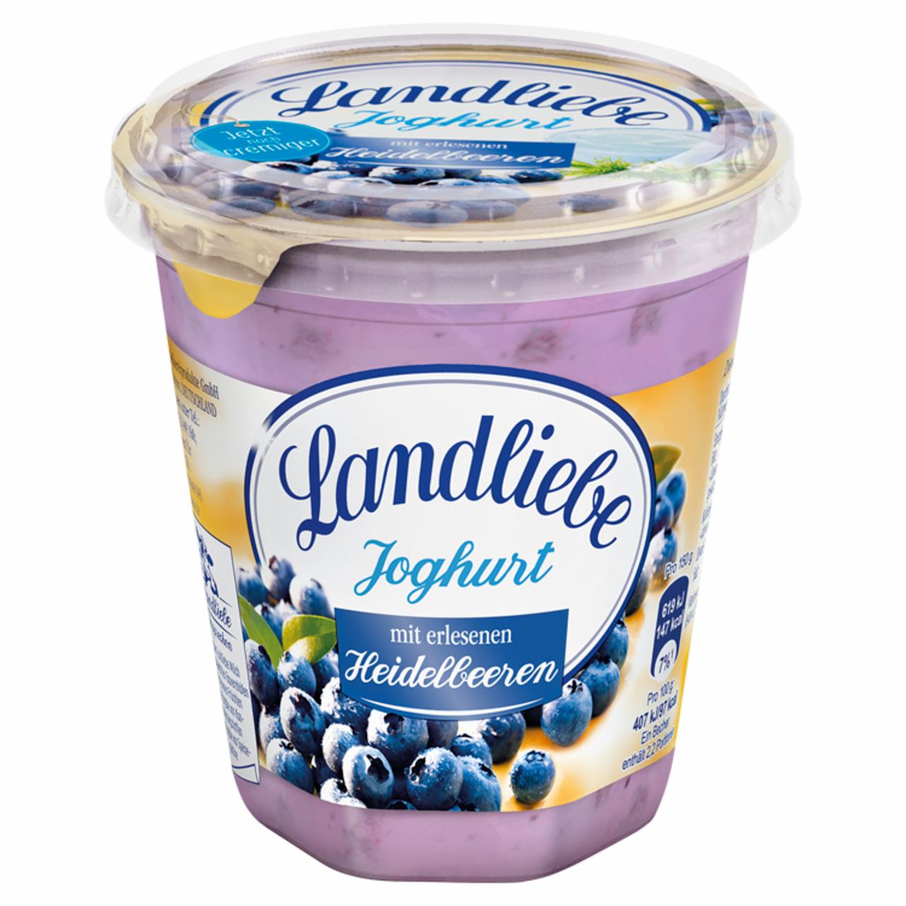 Képek - Landliebe élőflórás, ízesített joghurt áfonyával 330 g