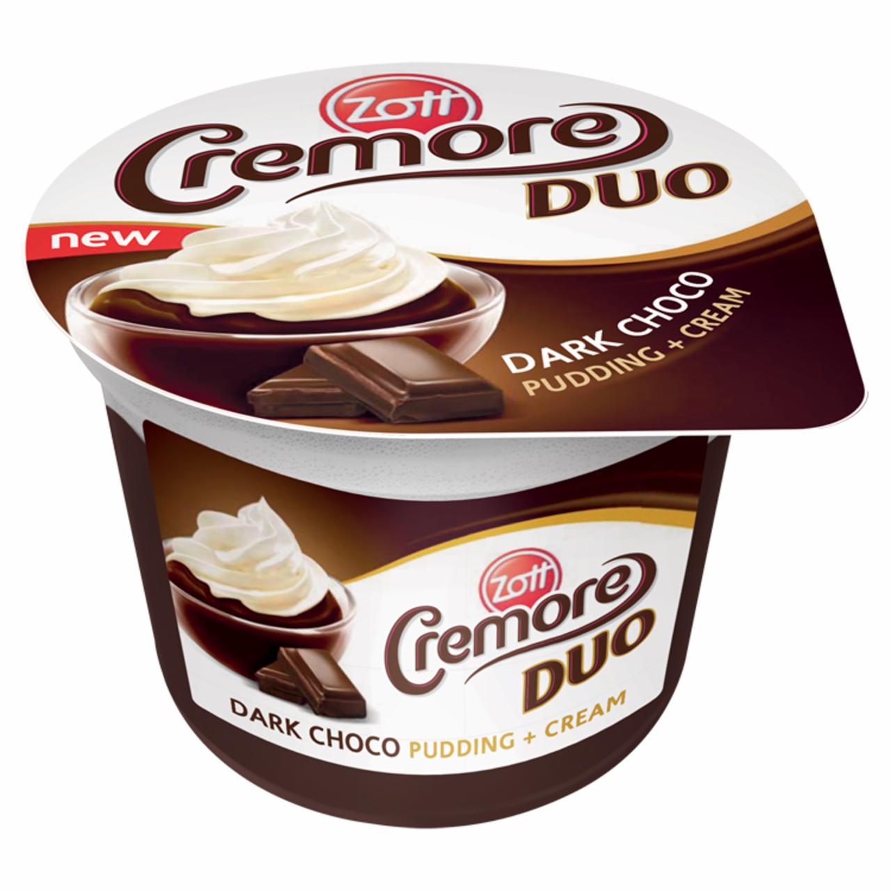 Képek - Zott Cremore Duo csokoládés desszert tejszínhabbal 190 g