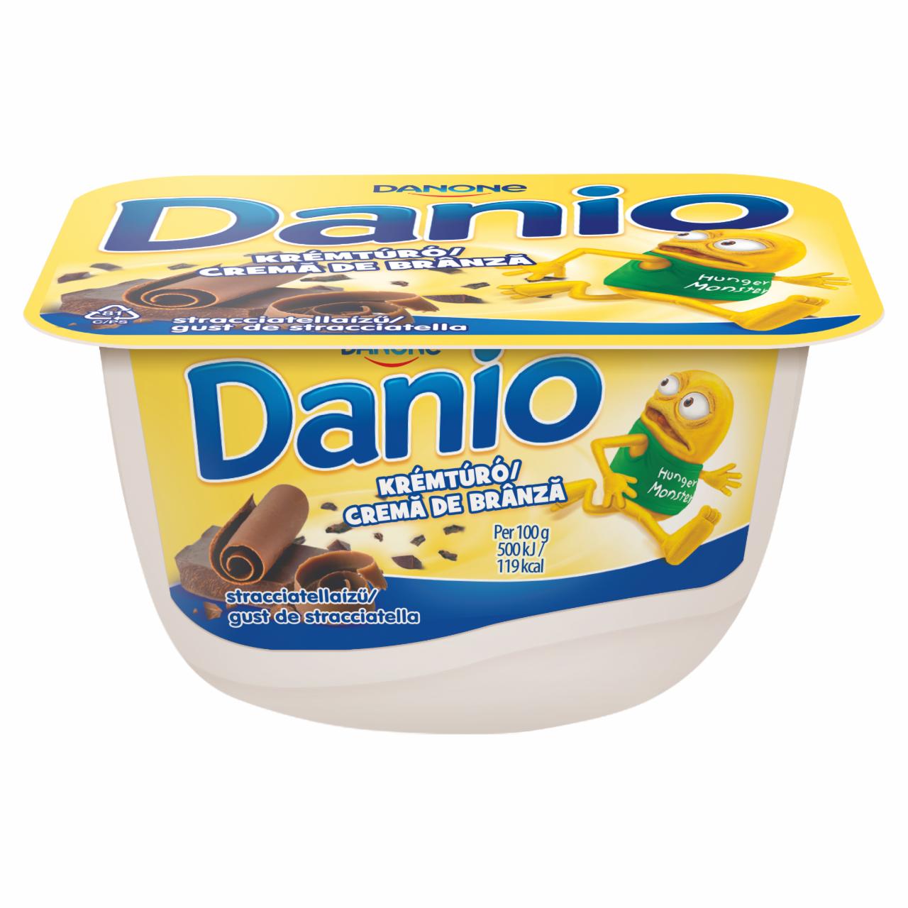 Képek - Danone Danio Stracciatella vaníliaízű krémtúró csokoládédarabokkal 130 g