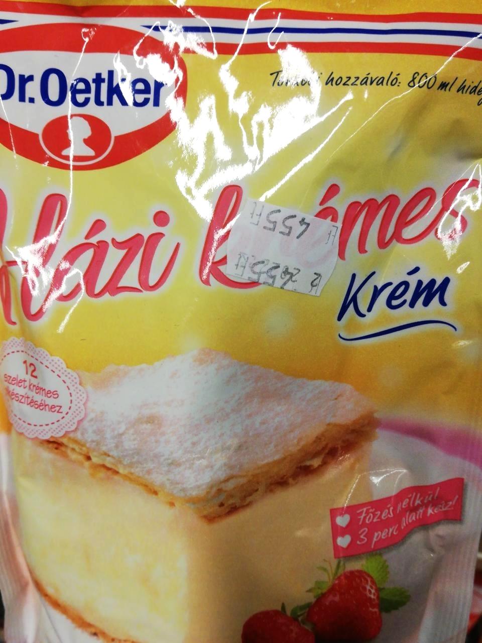 Képek - Házi krémes krémpor Dr. Oetker