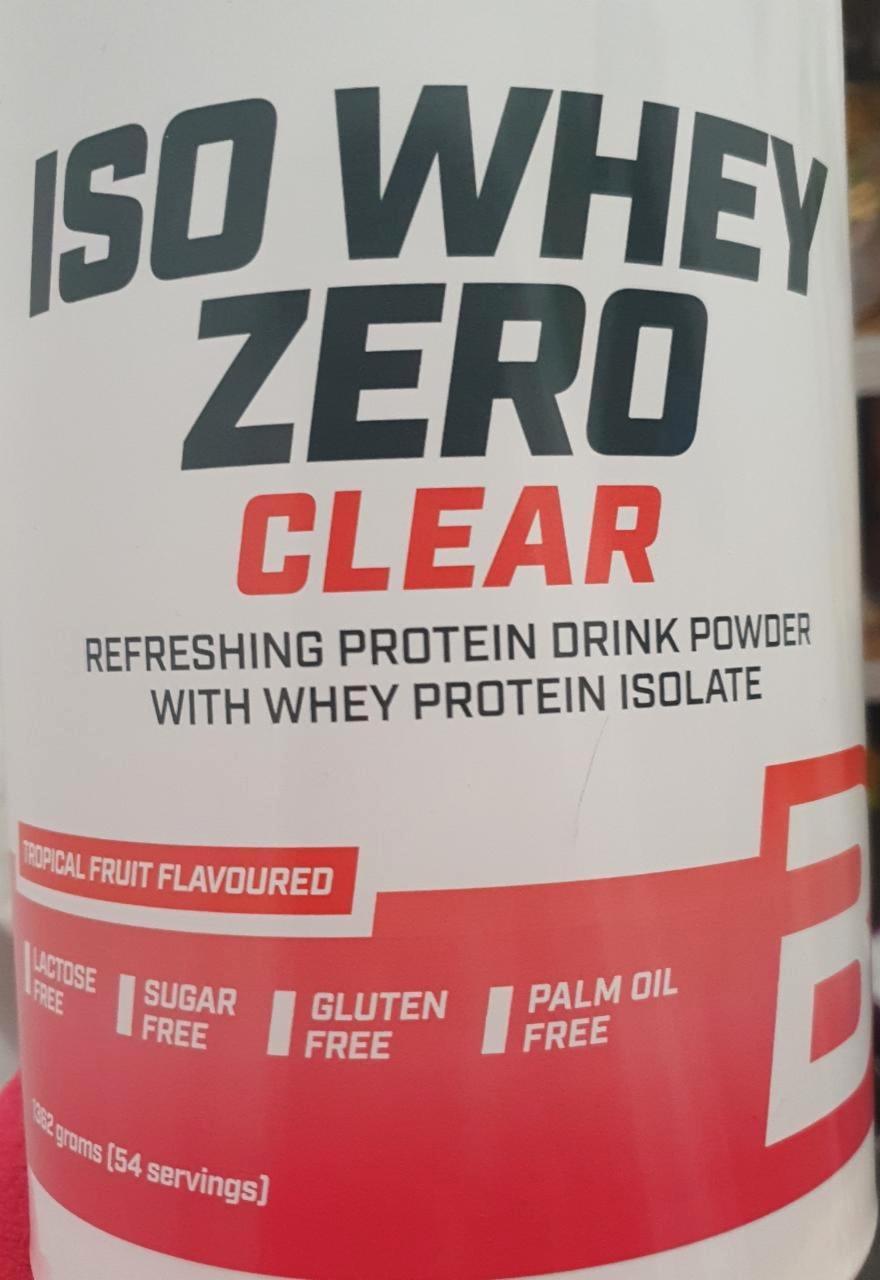 Képek - Iso whey zero Clear Tropical fruit flavoured BioTechUSA