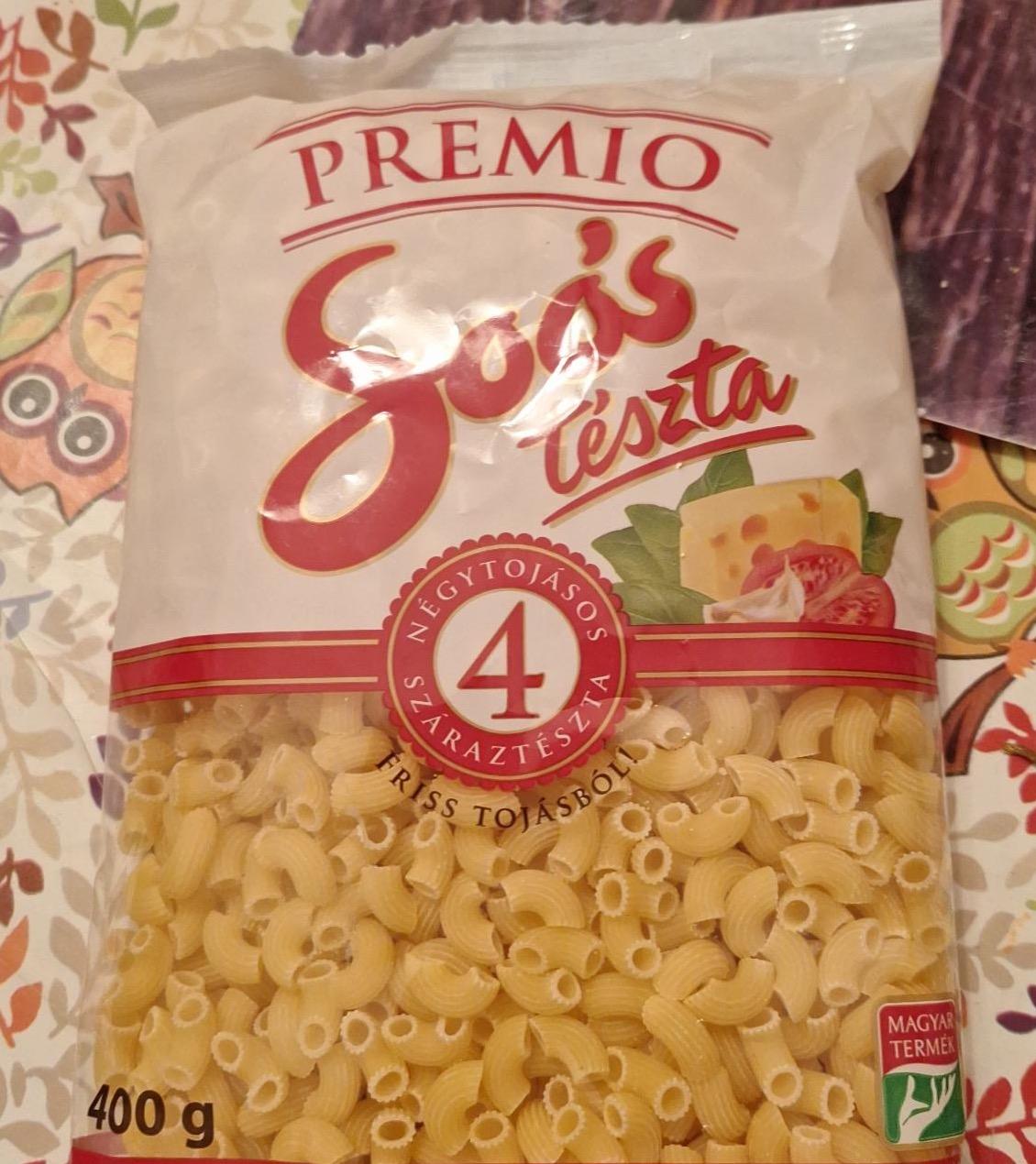 Képek - Soós Premio szarvacska négytojásos száraztészta 400 g