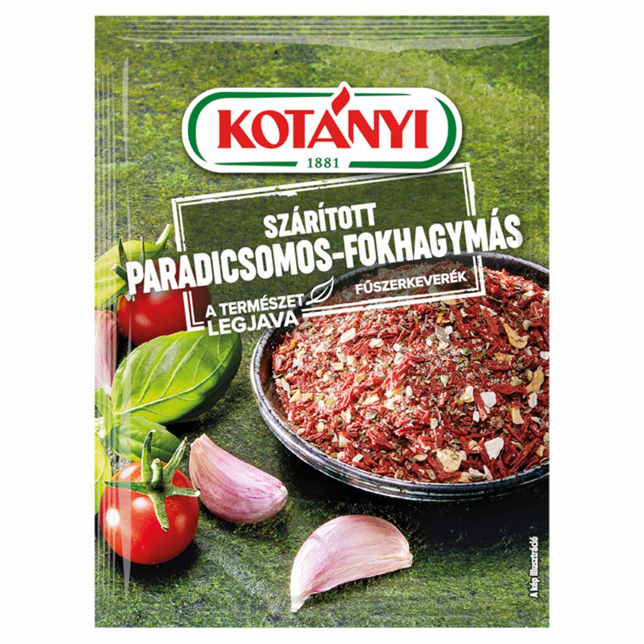 Képek - Kotányi szárított paradicsomos-fokhagymás fűszerkeverék 20 g