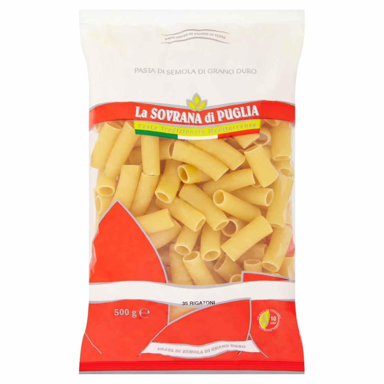 Képek - La Sovrana di Puglia rigatoni durum száraztészta 500 g